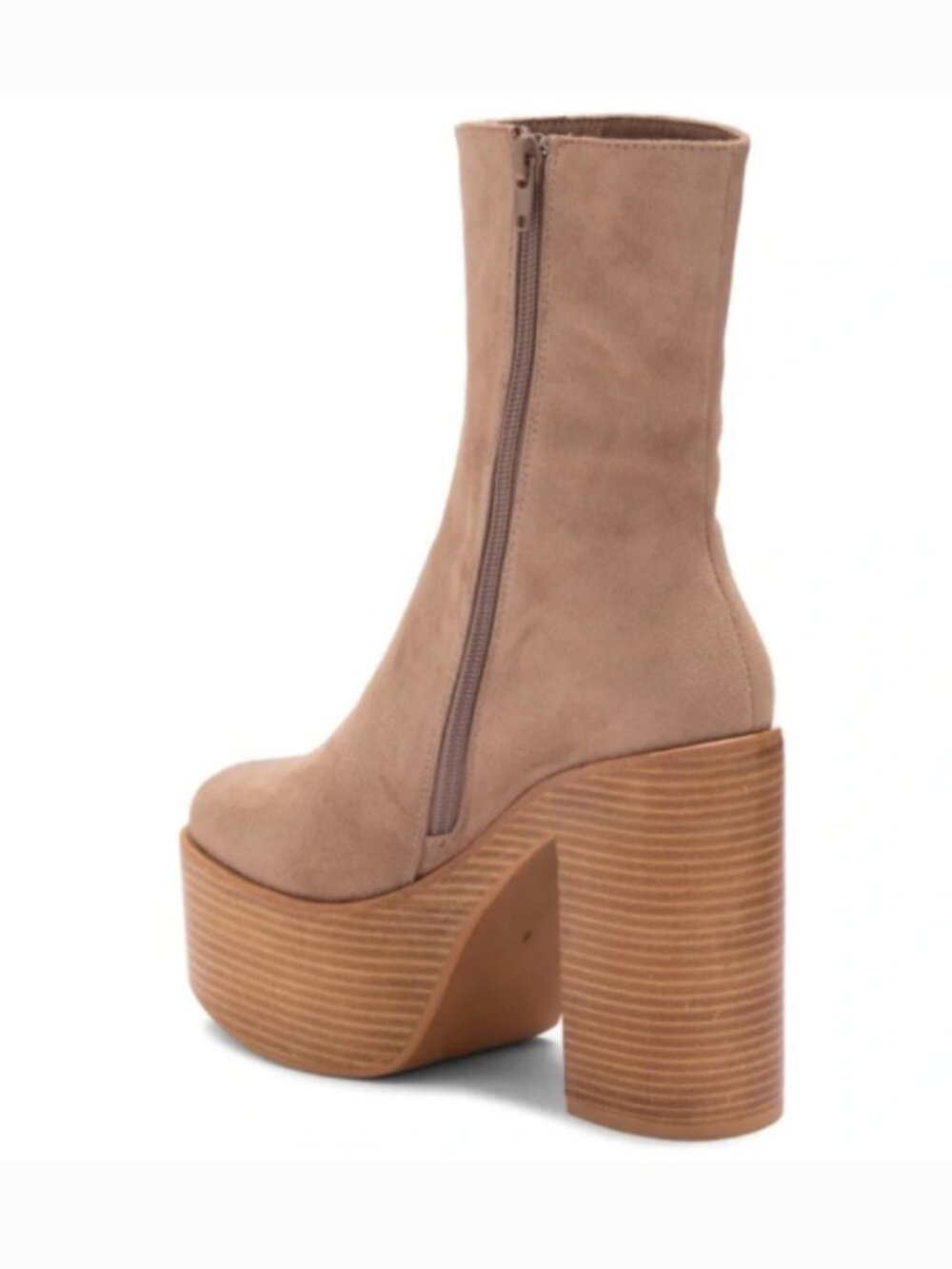 *HOT* Jeffrey Campbell 2022 MEXIQUE-3 Boots, Taupe, Stretchy Suede, Size 8.5! - Picture 15 of 15
